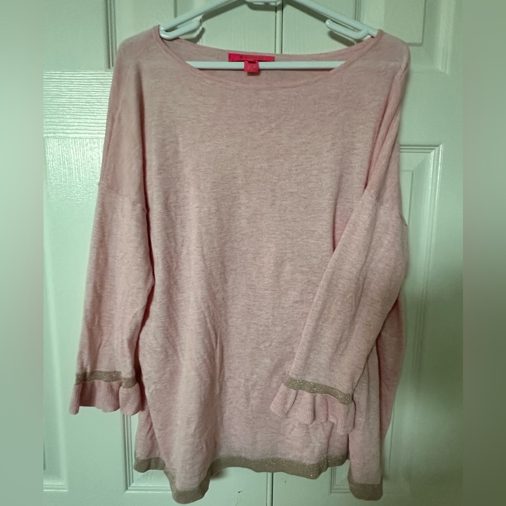 Lilly Pulitzer light weight pink sweaters
